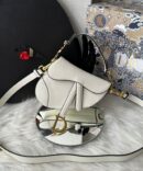 Bolsa Dior Saddle Mini- Branco