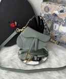 Bolsa Dior Saddle Mini- Cinza