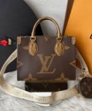 Bolsa LV Tote Onthego Duo Color - Marrom