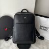 Mochila MontBlanc em Couro - Preto