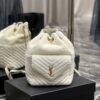 Mochila Saint Laurent Joe Bouclê - Branco