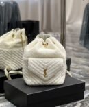 Mochila Saint Laurent Joe Bouclê - Branco