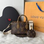 Bolsa LV Tote Onthego Duo Color P - Marrom