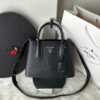 Bolsa Prada Saffiano Double Mini - Preto