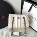 Bolsa GG Marmont Tote MM - Branco