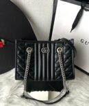 Bolsa GG Marmont Tote MM - Preto