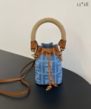 Bolsa Fendi Bucket Mon Tresor  - Azul