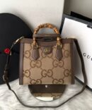 Bolsa Gucci Diana Monogram - Marrom