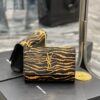 Bolsa Saint Laurent Kate Estampada - Preto/Laranja