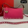 Bolsa Valentino Rockstud Crossbody - Rosa