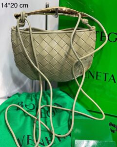 Bolsa Bottega Veneta Sardinha - Verde Oliva