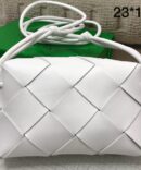 Bolsa Bottega Small Cassette - Branco