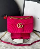 Bolsa GG Marmont Veludo - Pink