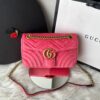 Bolsa GG Marmont Veludo - Rosa