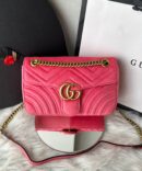 Bolsa GG Marmont Veludo - Rosa