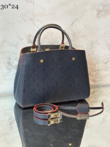 Bolsa Louis Vuitton Montaigne Empreinte - Azul