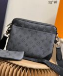 Bolsa LV Messenger Monogram Trio - Cinza/Cinza Claro