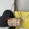 Bolsa Burberry Xadrez - Bege/Marrom