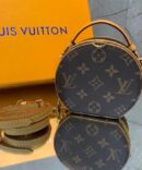 Bolsa LV Boite Chapeau Mini - Marrom/Bege