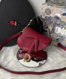 Bolsa Dior Saddle Mini - Vinho