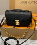 Bolsa LV Pochette Métis East West Empreinte - Preto