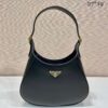 Bolsa Prada Cléo Couro - Preto