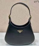 Bolsa Prada Cléo Couro - Preto