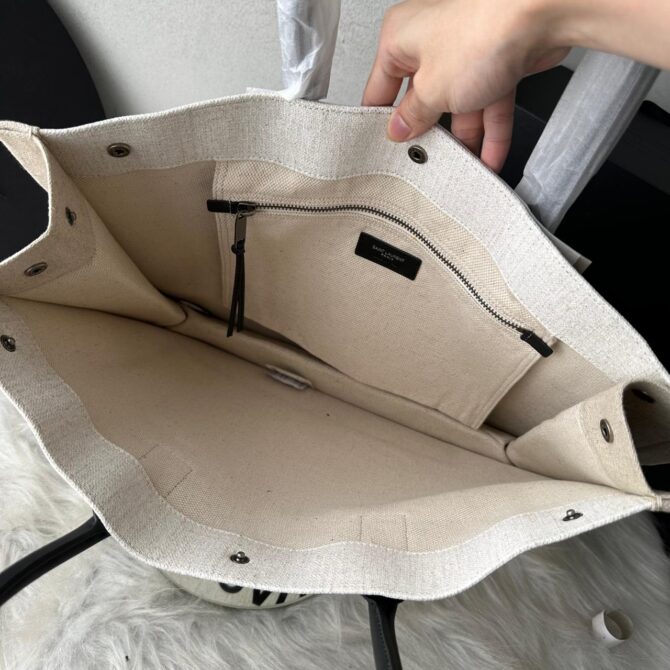 Bolsa Saint Laurent Rive Gauche Palha - Imagem 20