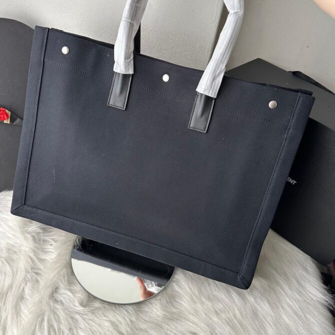 Bolsa Saint Laurent Rive Gauche Palha - Imagem 12