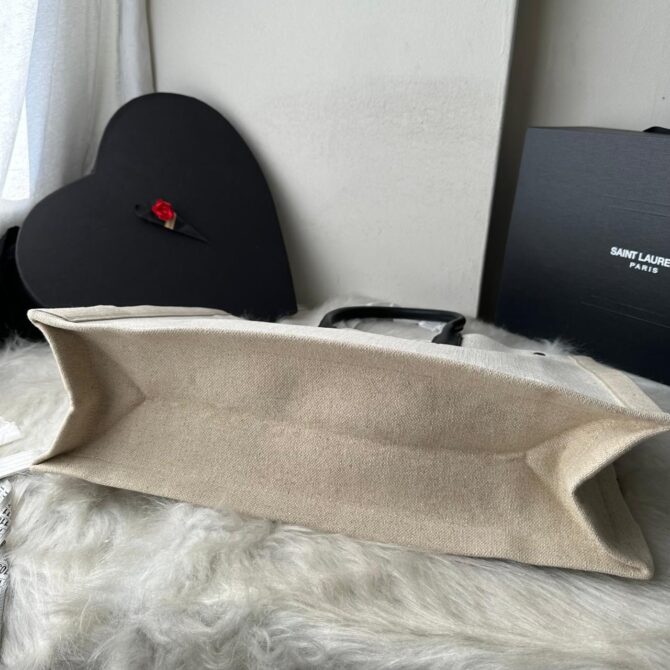 Bolsa Saint Laurent Rive Gauche Palha - Imagem 19