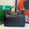 Bolsa Bottega Veneta Andiamo Média -Café