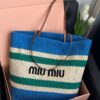 Bolsa MiuMiu Tote - Azul/Verde