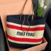 Bolsa MiuMiu Tote - Azul/Vermelho