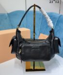 Bolsa Miu Miu Pocket Napa - Preto