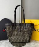 Bolsa Fendi Origami - Marrom/Preto