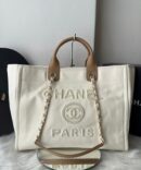 Bolsa Chanel Tote Perolas - Branco