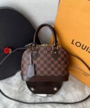 Bolsa LV Alma BB Damier M - Marrom/Preto