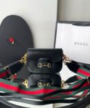 Bolsa Gucci 1955 Horsebit Mini - Preto