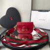 Bolsa Gucci 1955 Horsebit Mini - Vermelho