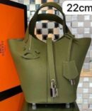 Bolsa Hermes Picotin Lock 22 - Verde