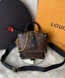 Bolsa LV Petite Malle Souple - Marrom/Preto