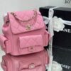 Mochila Chanel Caviar - Rosa