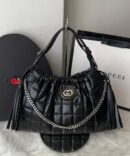 Bolsa Gucci Tote Deco - Preto/Prata