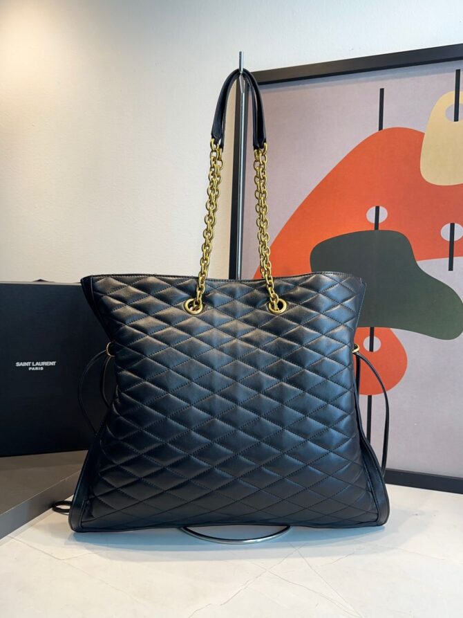 Bolsa Saint Laurent Calypso Acolchoada - Imagem 6