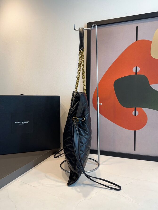 Bolsa Saint Laurent Calypso Acolchoada - Imagem 7