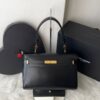 Bolsa Saint Laurent Manhattan - Preto/Dourado - Oferta