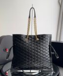 Bolsa Saint Laurent Calypso Acolchoada - Preto