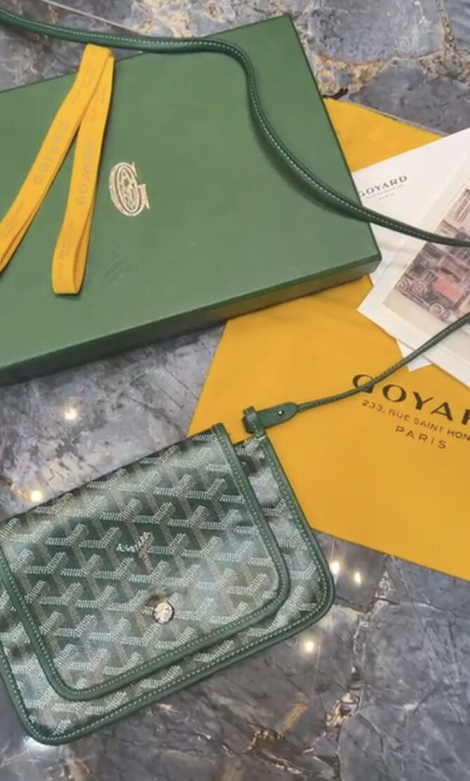 Bolsa alça Goyard - verde