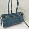 Bolsa Prada Tote Couro -azul claro
