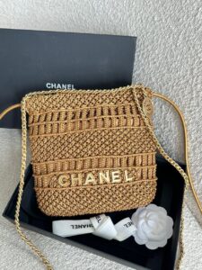 Bolsa Chanel 22 Trançada - Bege